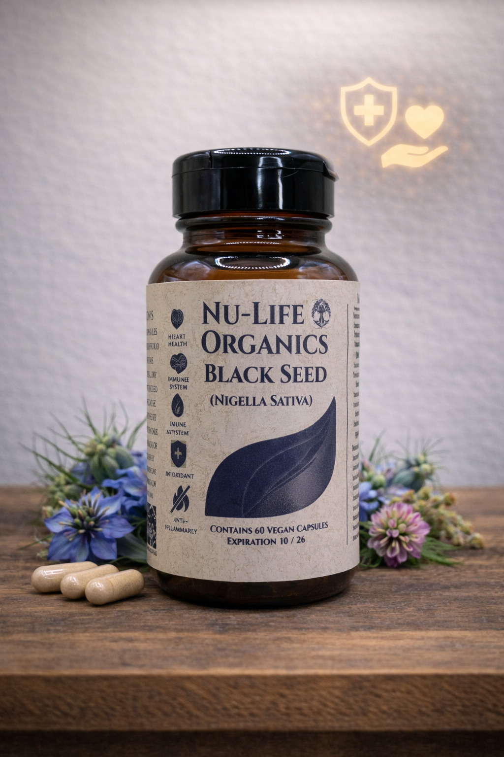 Black Seed (Nigella Sativa) (50 Count)