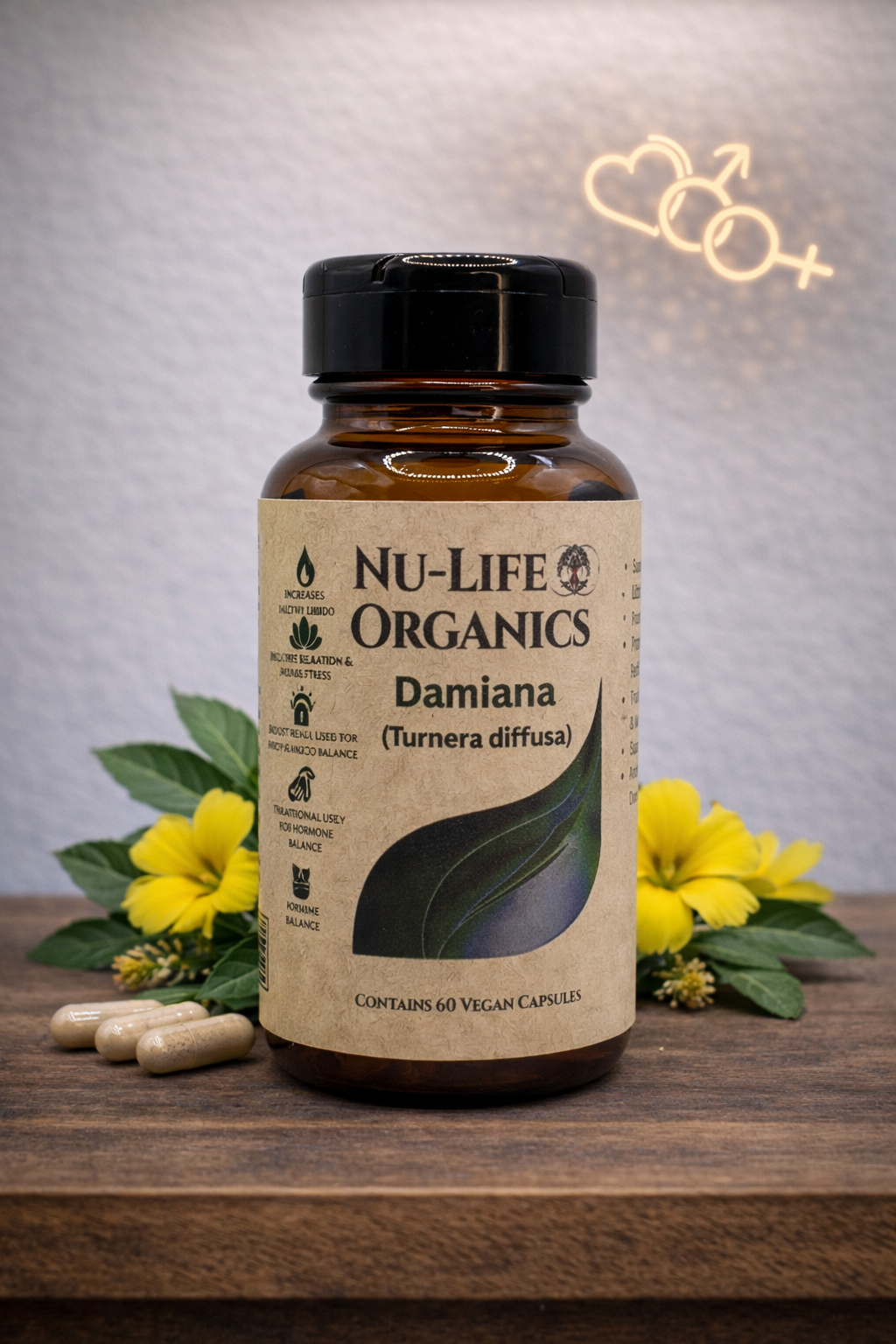 Damiana (Turnera Diffusa) (60 Count)