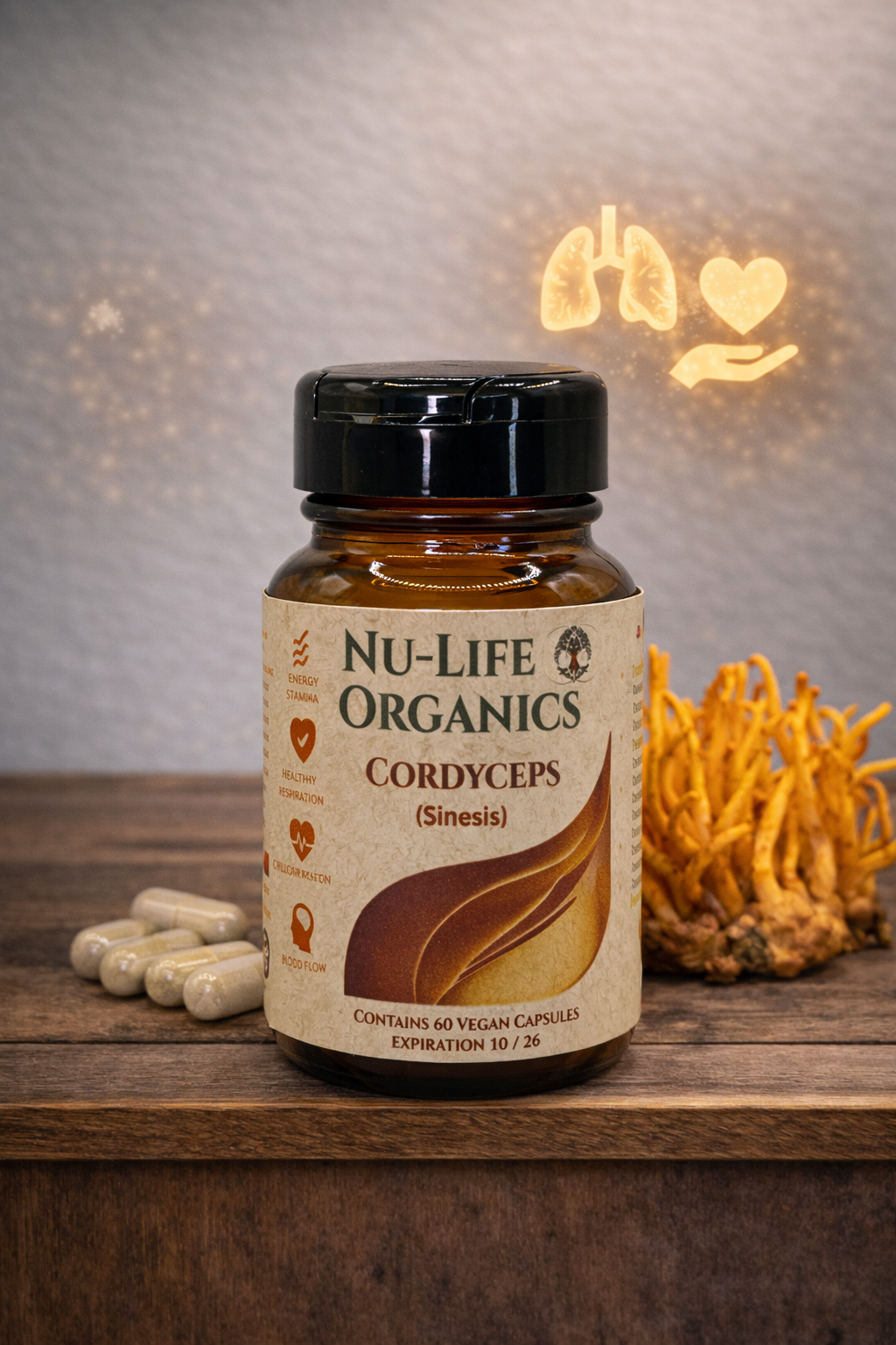 Cordyceps (Cordyceps Sinensis) (60 Count)