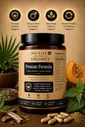 Prostate Complex "Flow" Pumpkin Seed, African Pyguem, Cranberry & Ginger