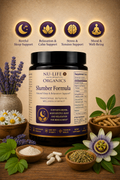 "The Slumber" Tart Cherry Extract, Red Reishi, Magnesium Glycinate, Ashwagandha